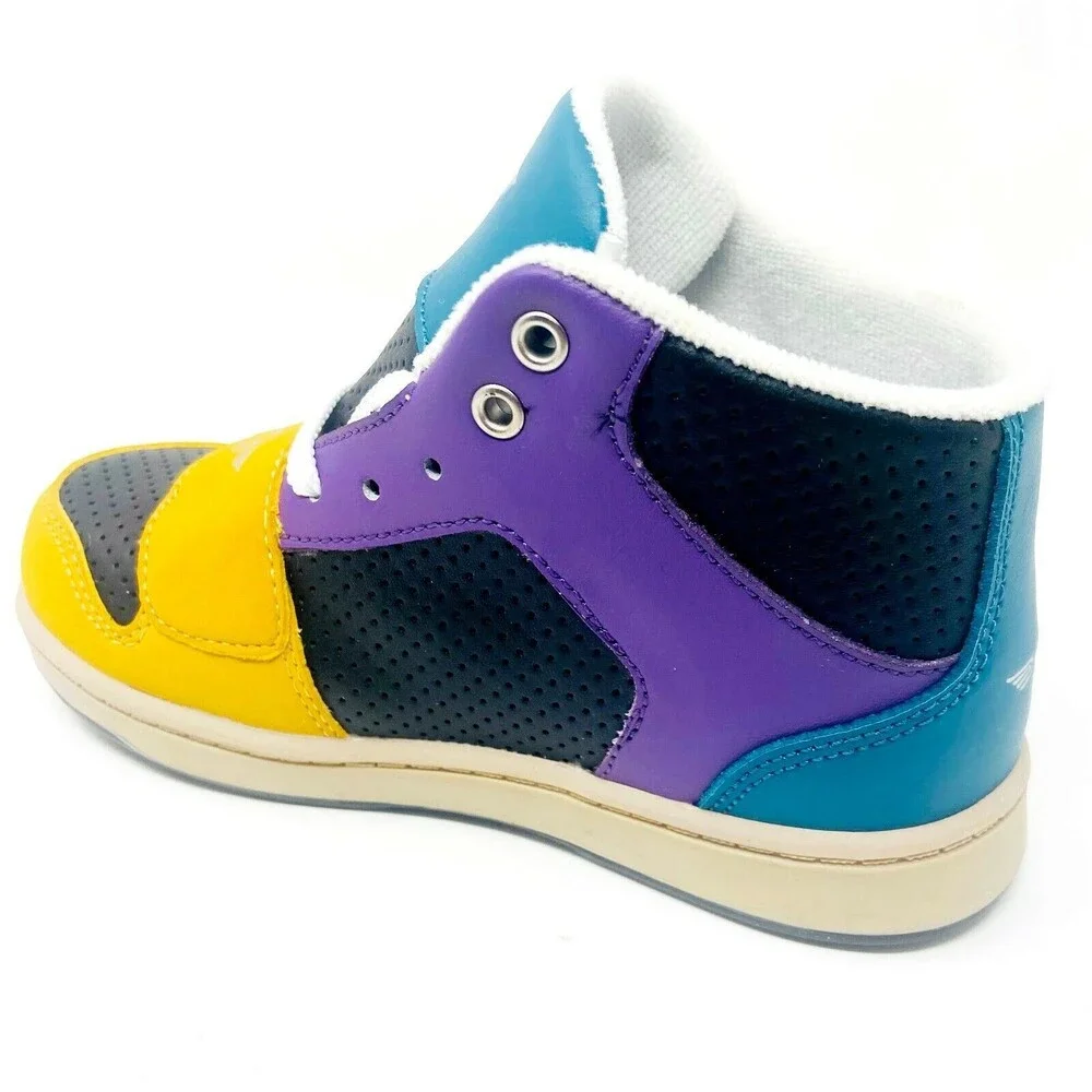 Creative Recreation Cesario Black Purple Teal Wheat Toddler Size 10 Sneakers